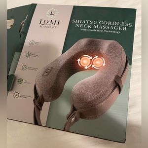 BNIB $120! LOMI SHIATSU CORDLESS NECK MASSAGER - 2025 BEST PICK! AMAZING!